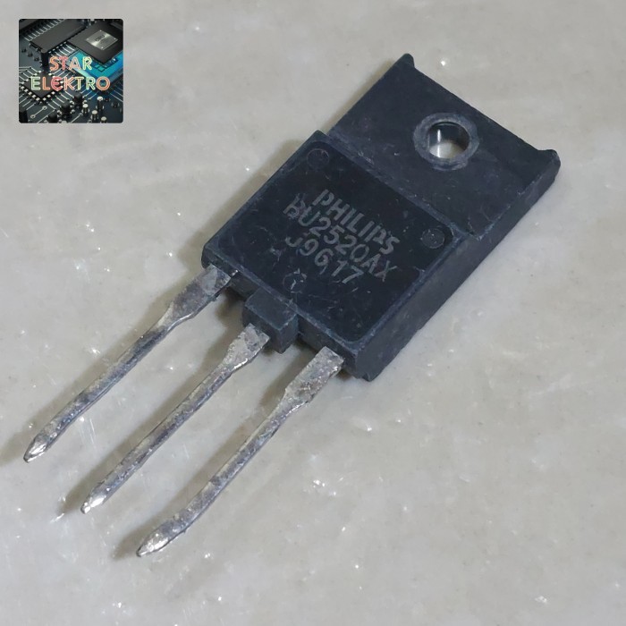 BU 2520AX To-3pf BU2520 BU2520AX 2520 AX Transistor Silicon NPN Power Transistor 10A 800V Philips NX