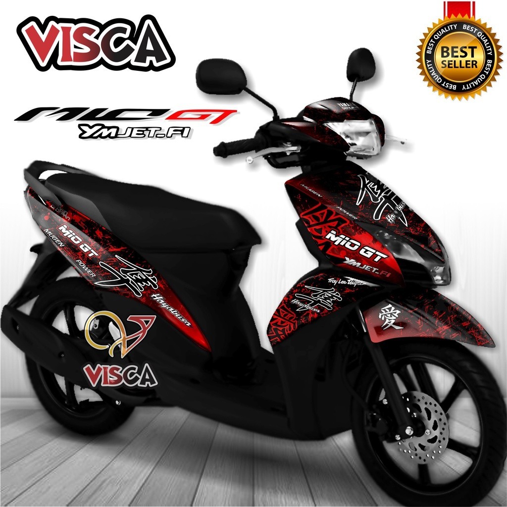 Decal Mio GT Full Body Stiker Mio GT Variasi Full Body Striping Mio GT Variasi Decal Hologram Mio GT
