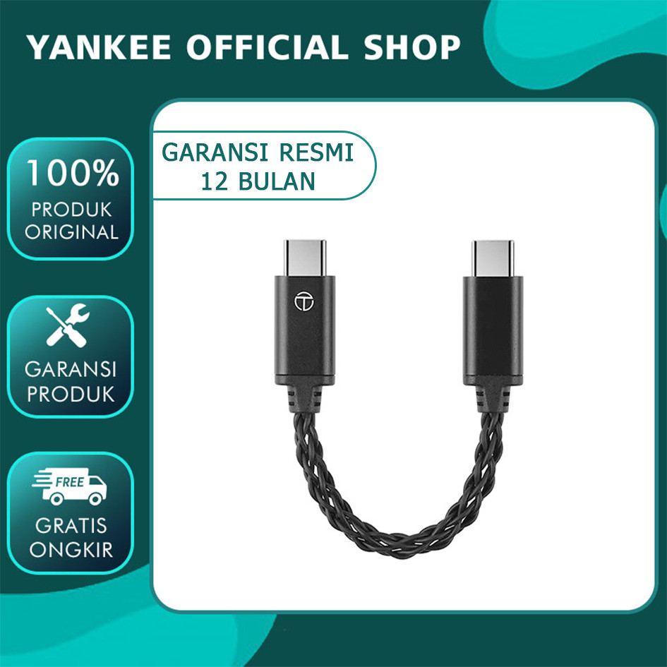 TRN TO DAC/Amp USB Type C to Type C Aluminum Alloy Material Adapter