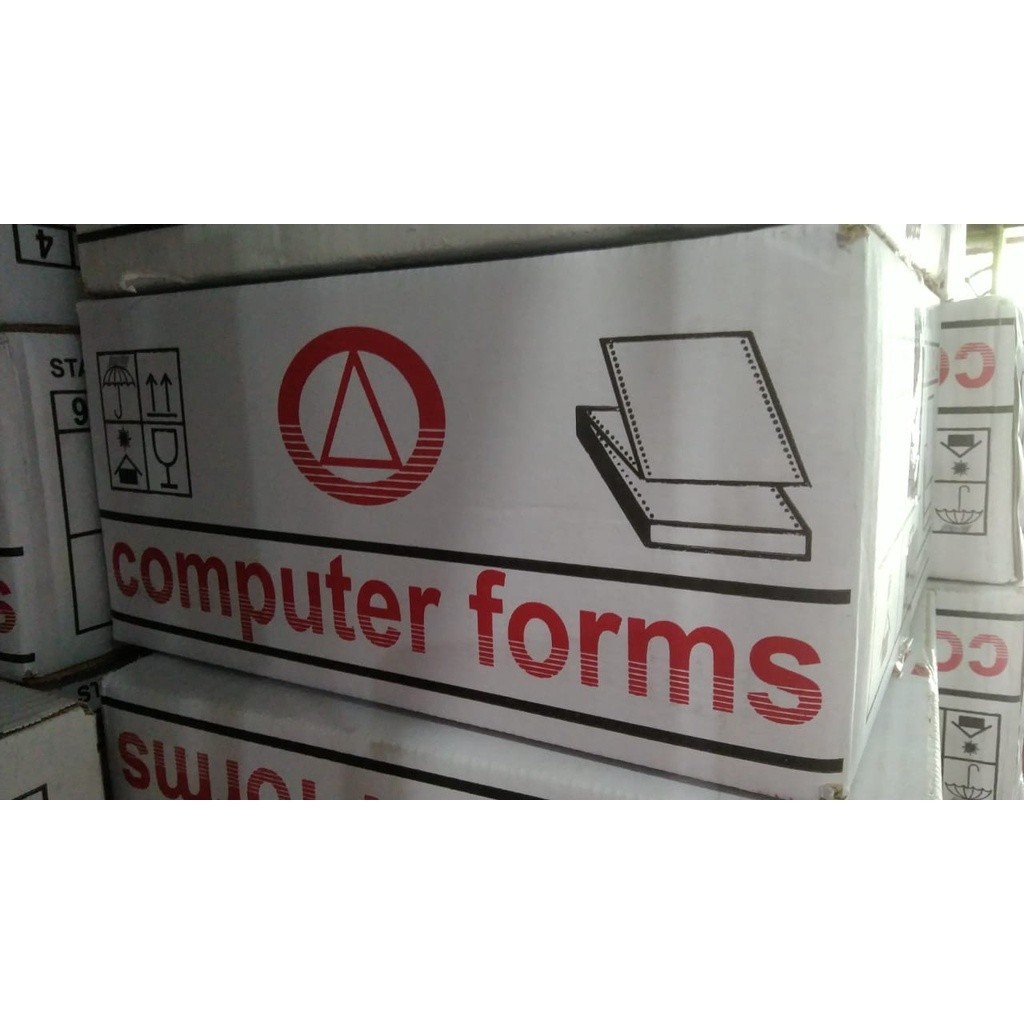 

Continuous Form 9.5 x 11" 4 Ply bagi 2 dan full Putih Merah Kuning HijauKertas Computer NCR