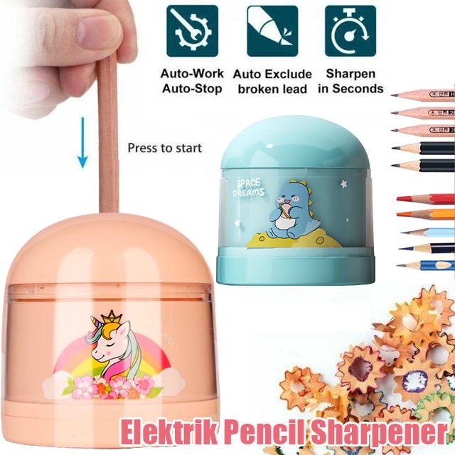 

JAMIN MURAH !!!【ALLINHOME】Rautan Pensil Listrik Kartun Siswa / Rautan Pensil Listrik Putar(BISA LANGSUNG ORDER)