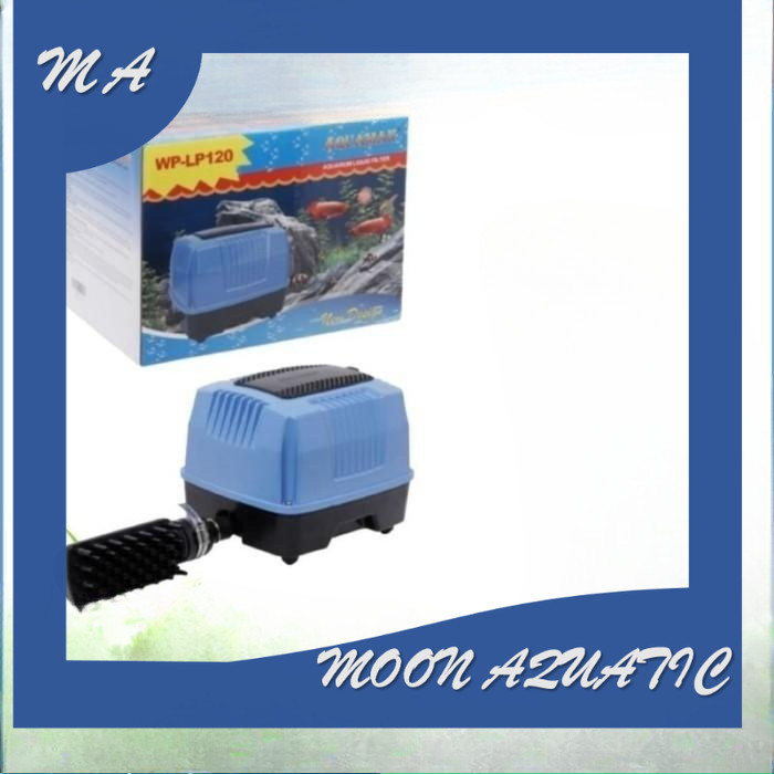 pompa udara aerator AQUAMAN LP 120 AIR PUMP TEKANAN BESAR AERATOR BLOWER AQUARIUM KOLAM aerasi gelem