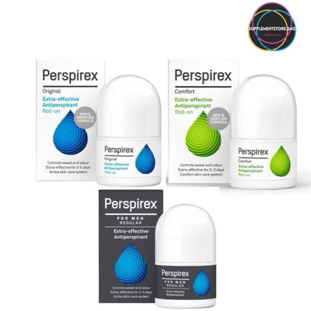 

New PERSPIREX ORIGINAL / COMFORT / MEN Antiperspirant Deodorant Roll On - 20 MLPremium