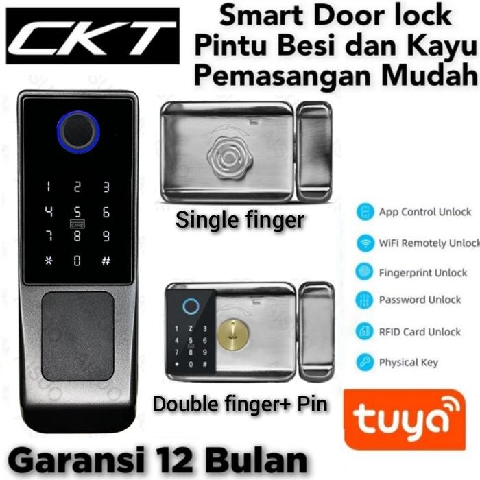 

Promo Smart Elektrik Door lock kunci pintu Termurah finger print sidik jari - 1 finger Terlaris