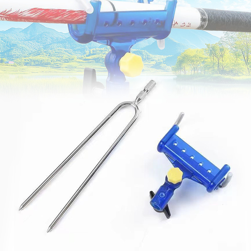 Bracket Dudukan Joran Pancing Adjustable 360° Bahan Stainless Steel Dudukan Pancing Joran Cagak Jora