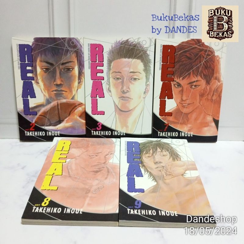 Real by Takehiko Inoue  - Komik Bekas Preloved Cabutan ELEX MEDIA