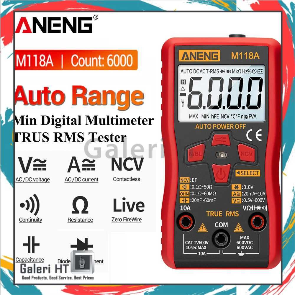 ANENG Digital Multimeter Voltage Tester - M118A