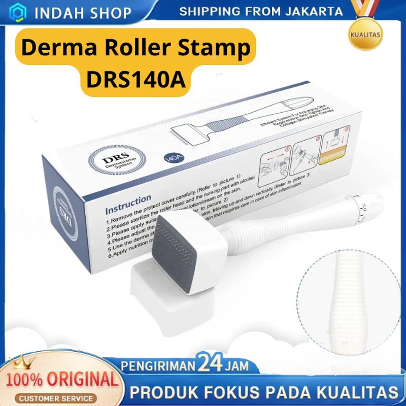 NEW GARANSI 1 TAHUN Derma stamp adjustable Derma stamp 0.5 1.5 MM Derma Roller Stamp DRS140A