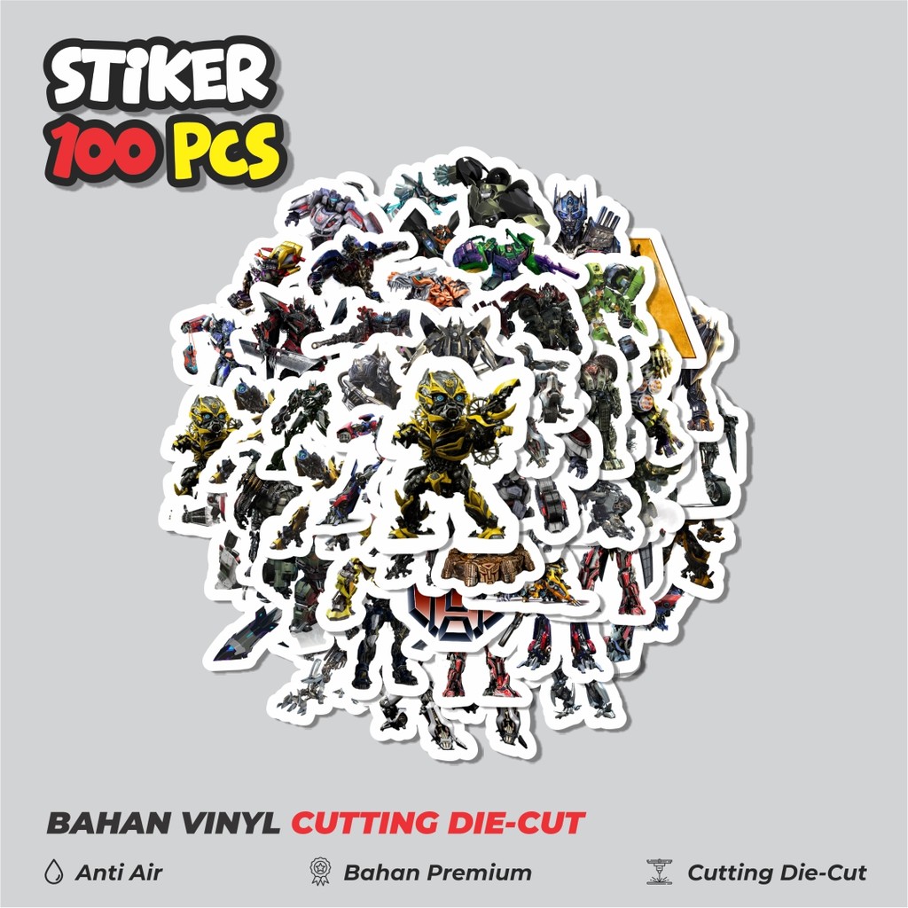 

Terbaru! 50 pcs Stiker Kartun Transformer Dekorasi Lucu Kreatif untuk Notebook, Skateboard, HP