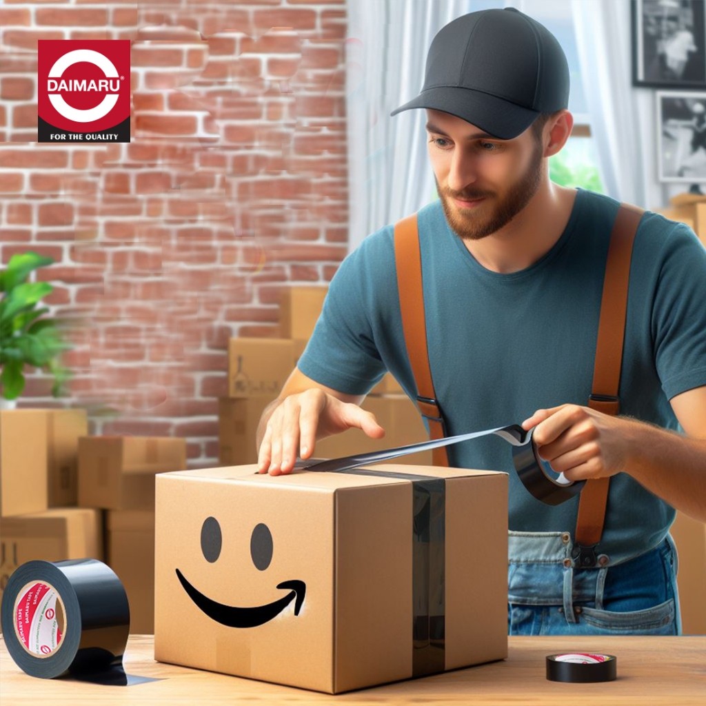 

Daimaru Cloth Tape Lakban Kain Hitam 48mm x 12m / 2 Inch (4 Pcs) - Lakban Kain