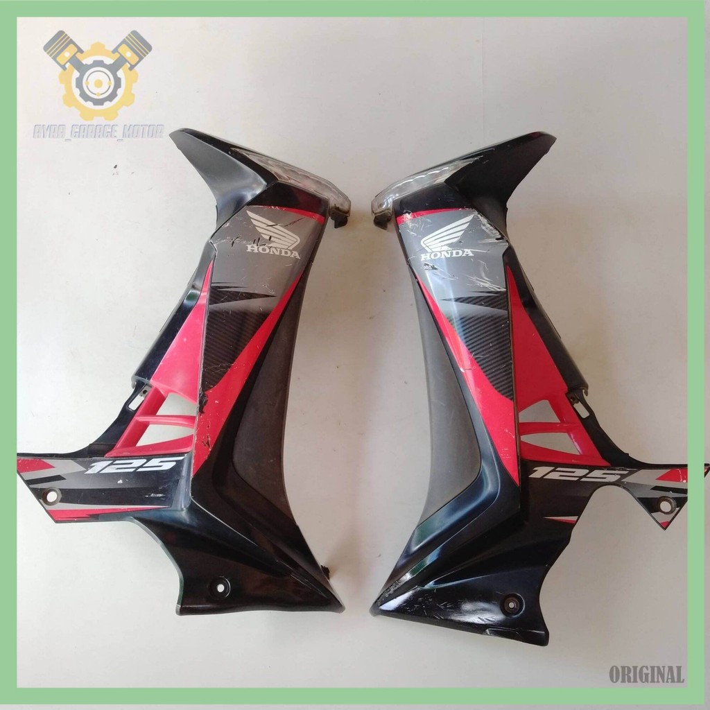 COVER SAYAP SUPRA X 125 NEW BATMAN KARBU 2008-2012 ORI COPOTAN FULSET