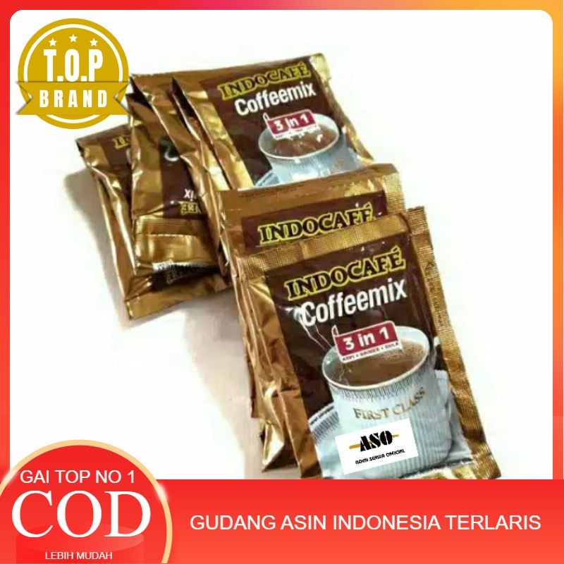 

KOPI INDOCAFE COFFEMIX 3IN1 20GR RENCENG (ISI 10)