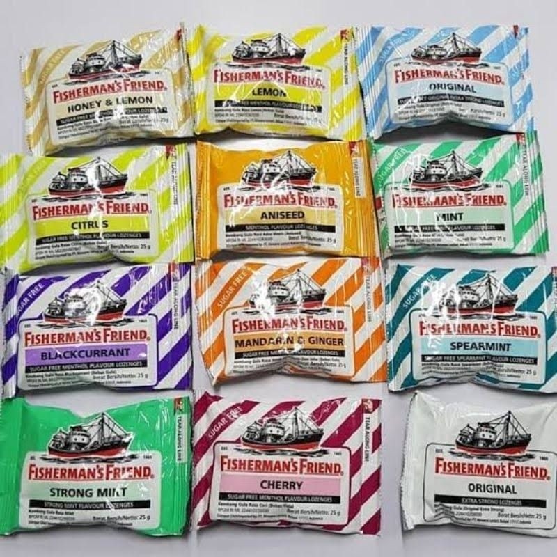 

Fisherman's Friend Permen 25gr / Permen Kapal / Permen Pedas (1 bungkus)