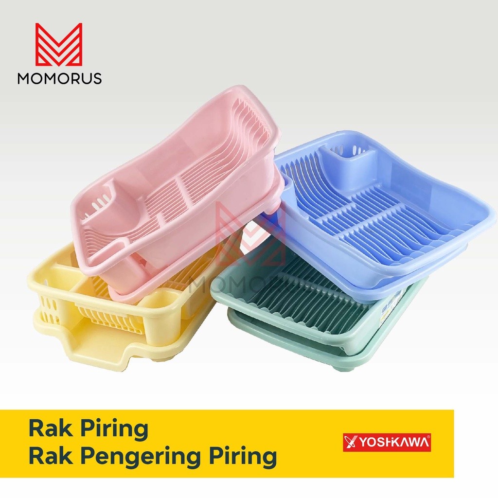 JAMIN MURAH Rak Piring Serbaguna Rp-08 Yoshikawa Rak Piring Serbaguna / Rak Piring Dapur Baskom / Ra