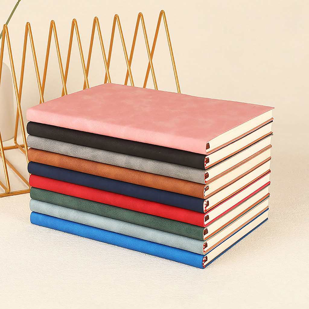 

Business Notebook Soft Leather A5 notebook concise student diary office work meeting