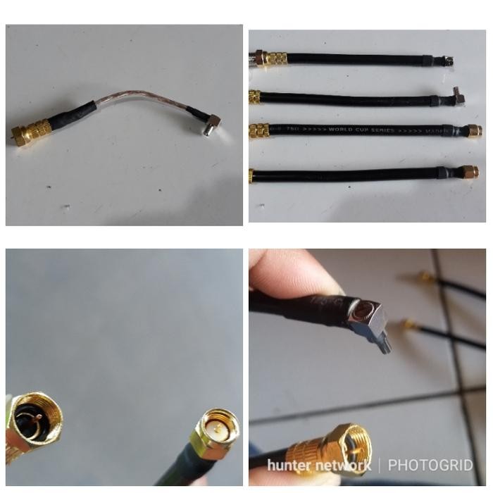 Pigtail RG6 to TS9,CRC9,SMA RPSMA male female