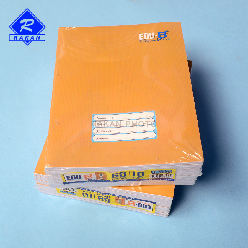 

Buku Tulis 58 Lembar Motif sampul EDU B (BAMBOO) 1 pak = 10buku