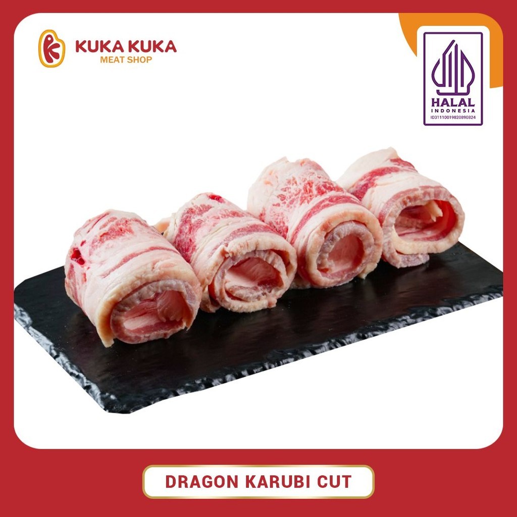 

Dragon King Karubi Beef Angus Premium Fresh Cut like K*ntan ! - 500gr