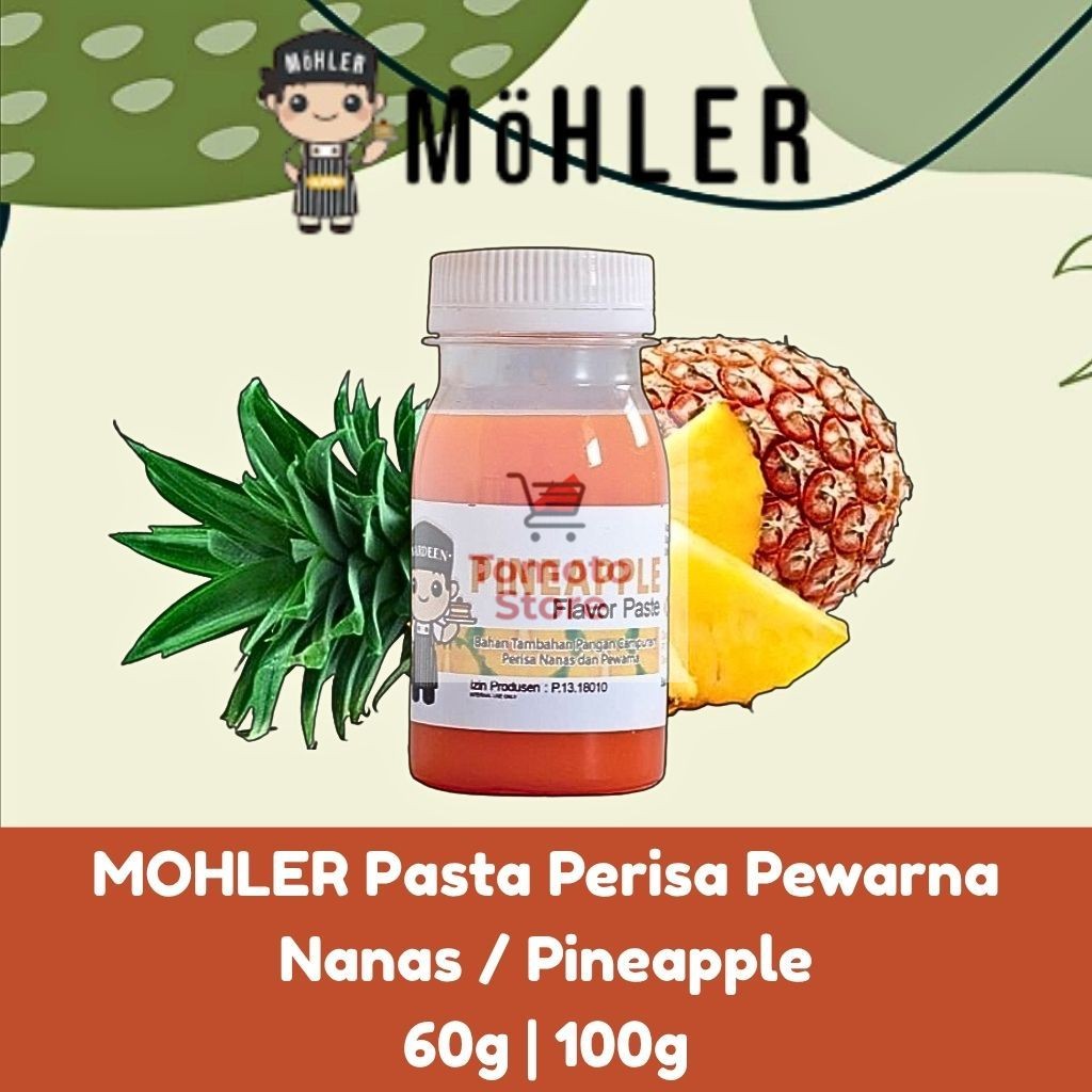 

✨ TOMOTOSTORE ✨ MOHLER Pasta Perisa Pewarna Nanas / Pineapple