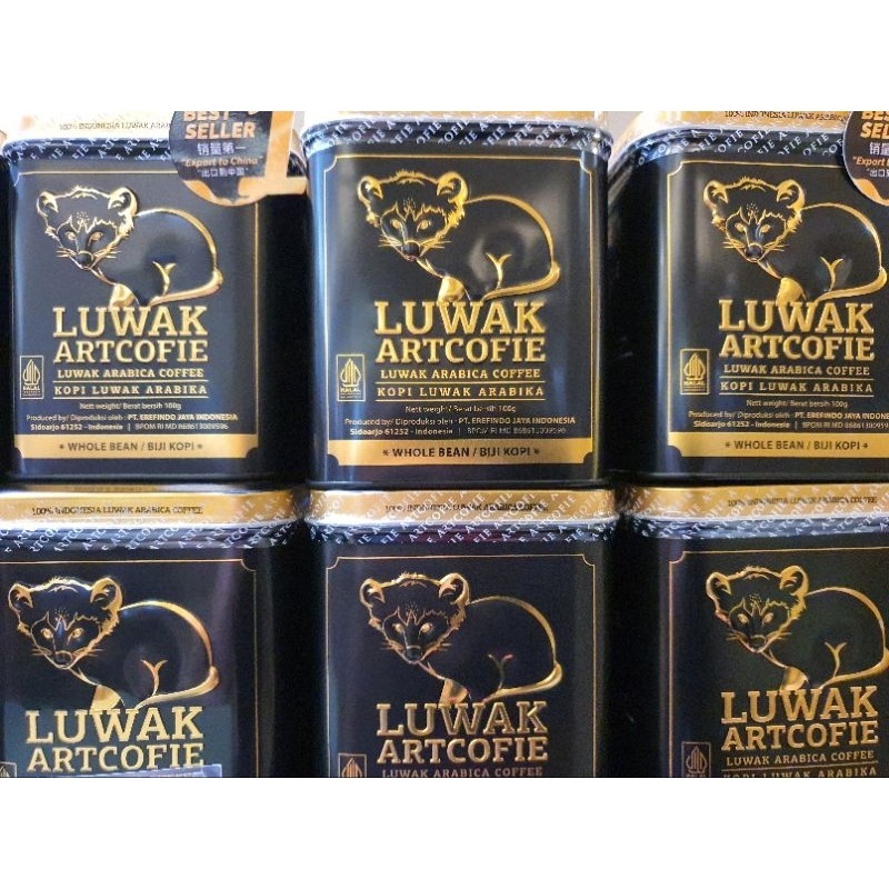

JAMIN MURAH !!!Artcofie Kopi Luwak Arabica Whole Bean Biji Kopi 100gr EXPIRED Agustus 2026(BISA LANGSUNG ORDER)