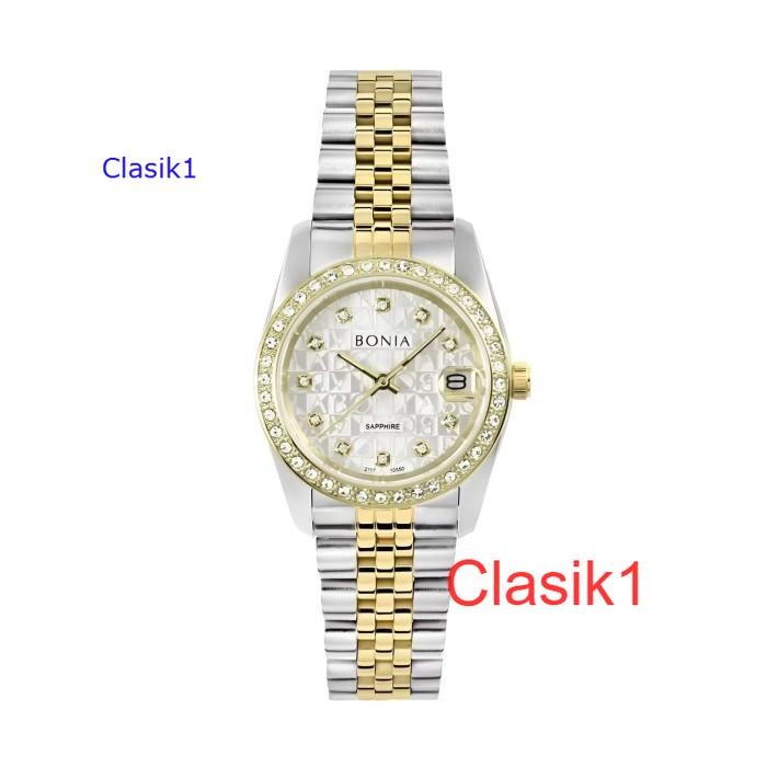 Original 100% Jam Tangan Wanita Bonia BNB10550-3116S jam tangan wanita Bonia  kaca Saphire  bnb10550