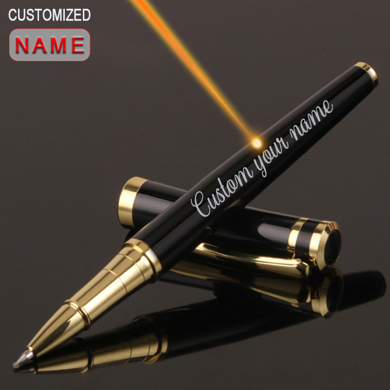 

Custom Gel Pen Name Gift Metal Luxury Business Writing Office Stationery Sool Supplier Pretty Korean Cool 2025 Ballpoint
