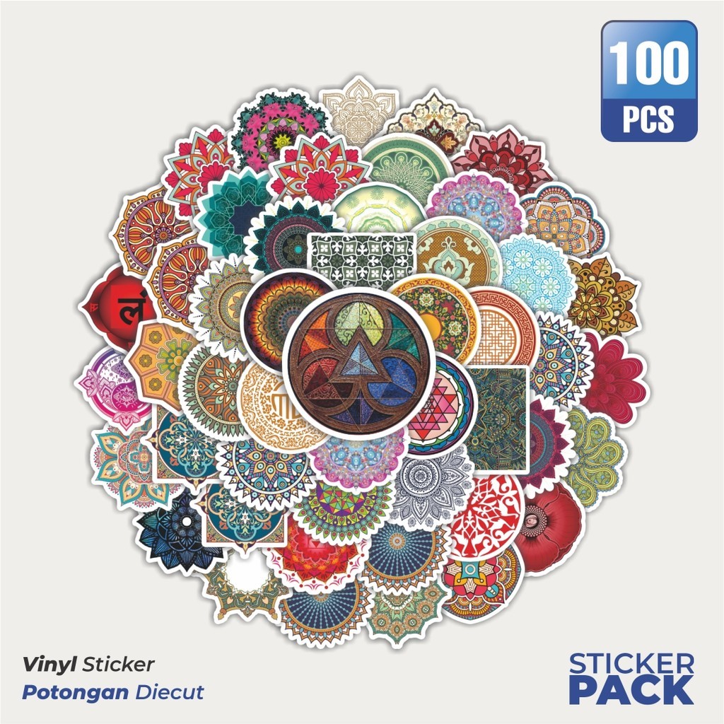 

Stiker Vinyl Stiker Datura Art Versi 2 Waterproof Aesthetic- Untuk Laptop, Motor, dan Helm - Paper Stationery Pack