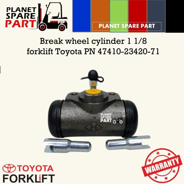 Brake wheel cylinder 1 1/8" forklift toyota 474102342071 rem roda