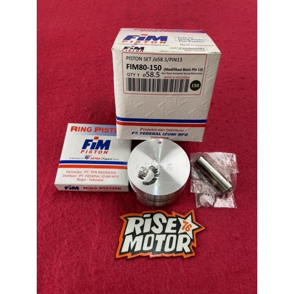 Piston 58.5 Pen 13 Mentah FIM