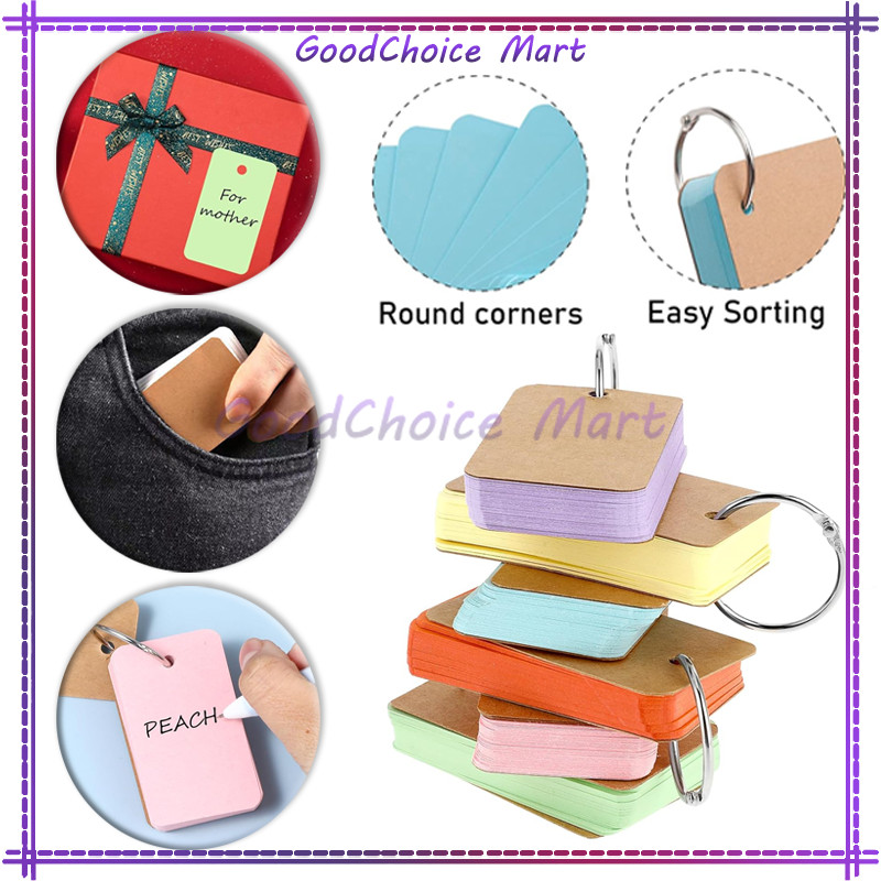 

Flash Card Polos 50 Lembar / Note Cards / Notepad Portabel