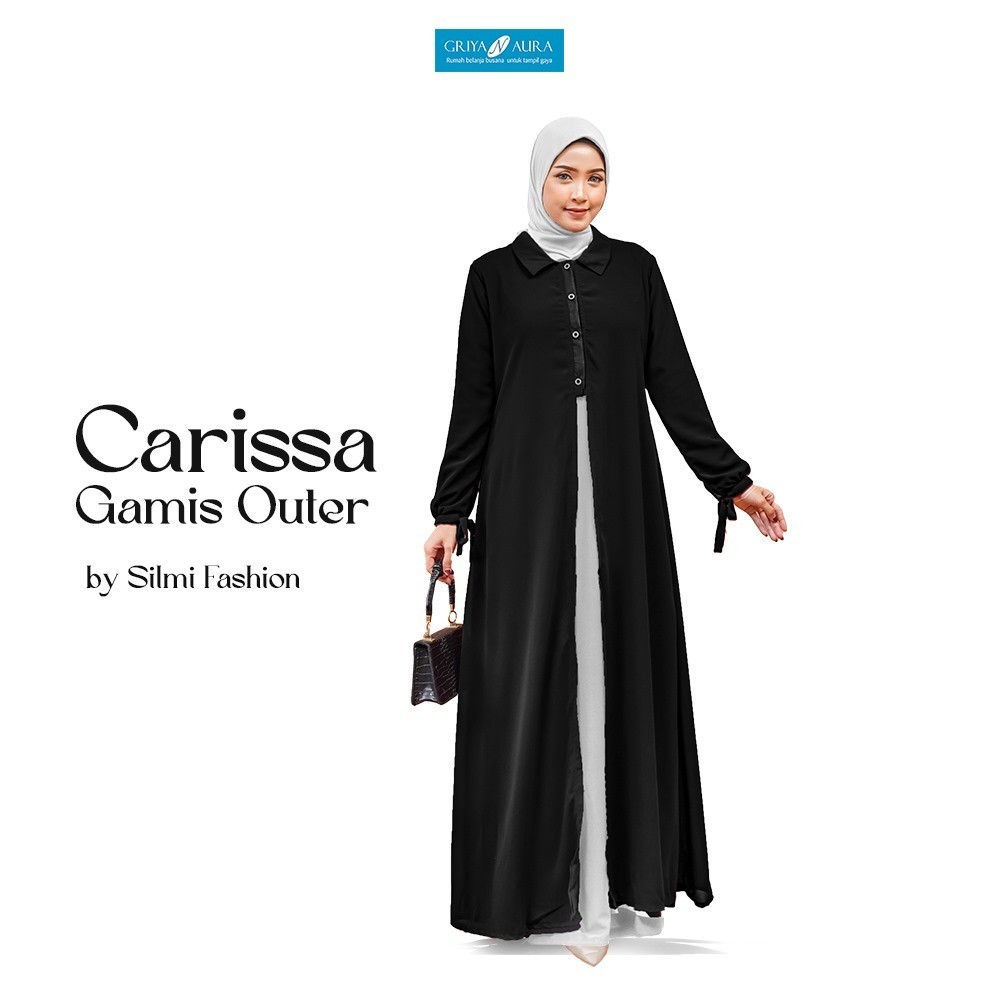 D3 Griya | Carissa Outer By Silmi - Outer ceruty - Outer Kondangan - Outer Hari Raya - Long Outer Wa