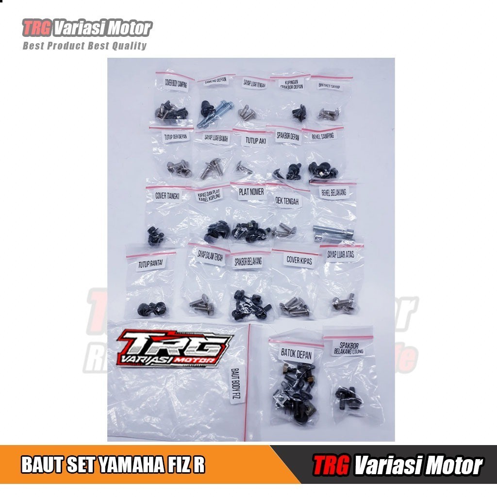 Baut Fiz R Full Set Baut Set Fiz R Full Body Komplit Yamaha Fiz R
