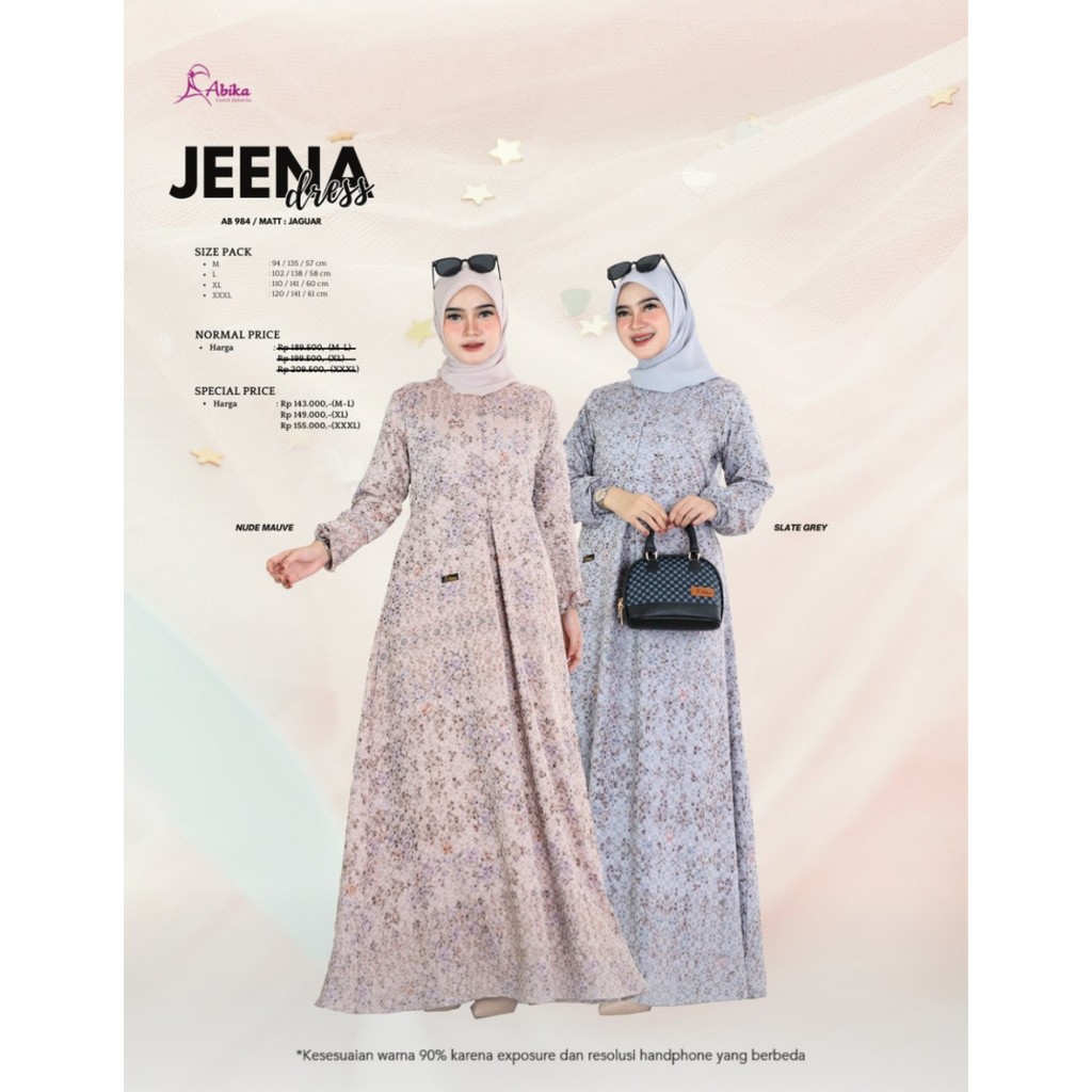 ABIKA JEENA DRESS MATERIAL JAGUAR PREMIUM TERBARU 2025 SALE