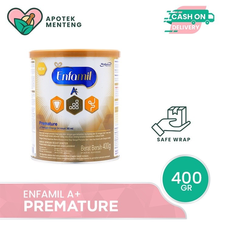 Enfamil A+ Premature 400 gr - Susu Formula Untuk Bayi Prematur