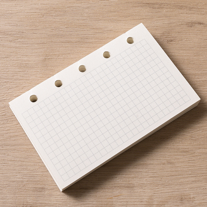 

M5/A8 Loose Leaf Notebook Refill Spiral Binder Inner Page Weekly Monthly To Do Line Dot Grid Inside Paper Stationery