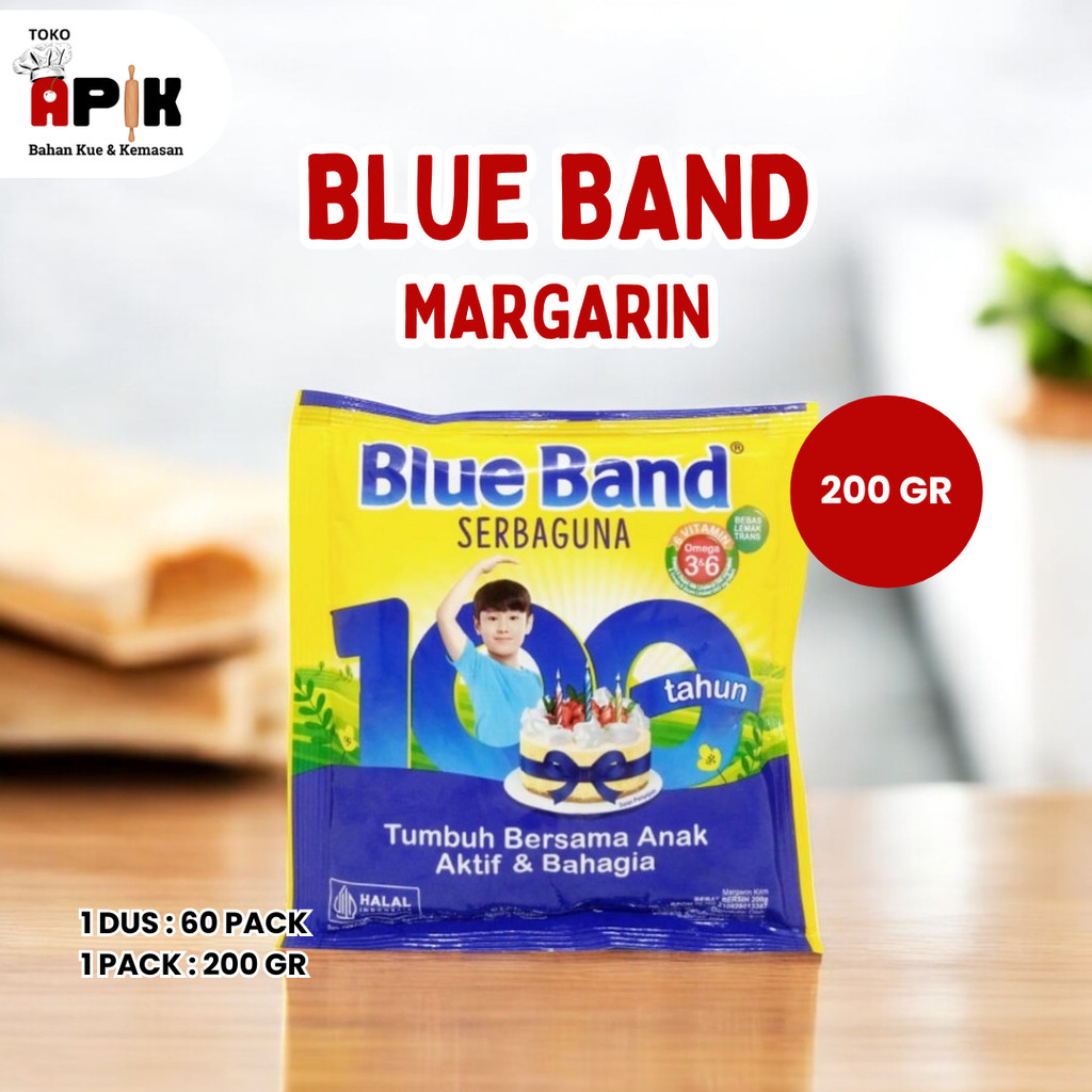 

BLUE BAND MARGARINE SERBAGUNA / BLUE BAND SACHET 60 X 200GR