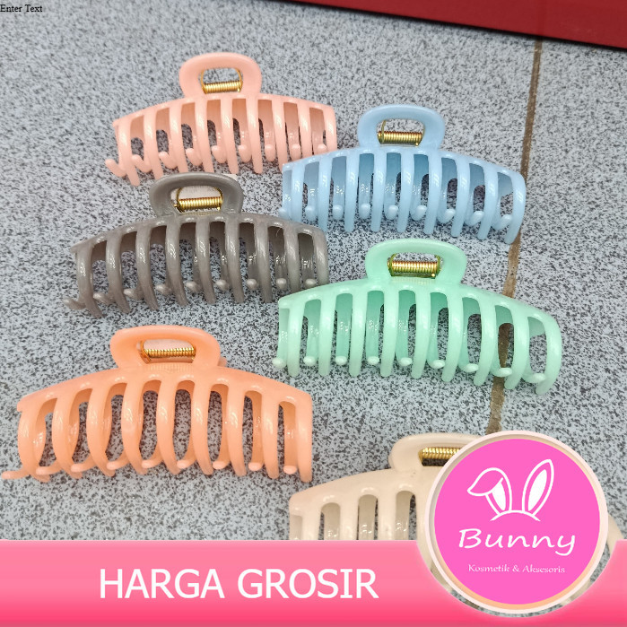 Jedai Rambut Jumbo 11 CM – Jepit Rambut Doff Elegan Model Korea Ukuran Besar Harga Grosir Bisa Cod