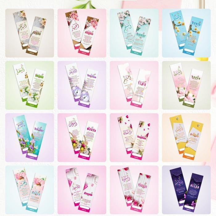 

READY Pembatas Buku Tadzkirah - Penanda Batas Bacaan - Perempuan SIAP KIRIM