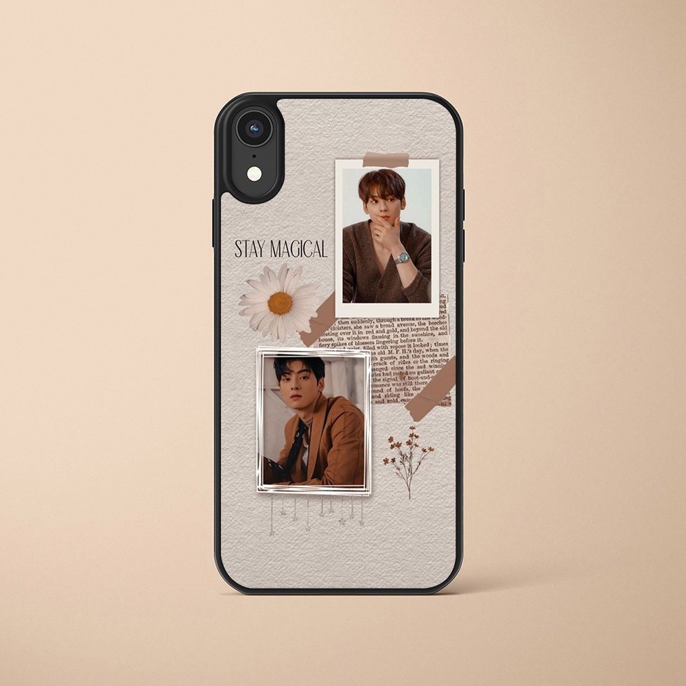 (AT6) Case Astro Cha Eun Woo Aesthetic Kpop Custom Glossy For All Type Smartphone