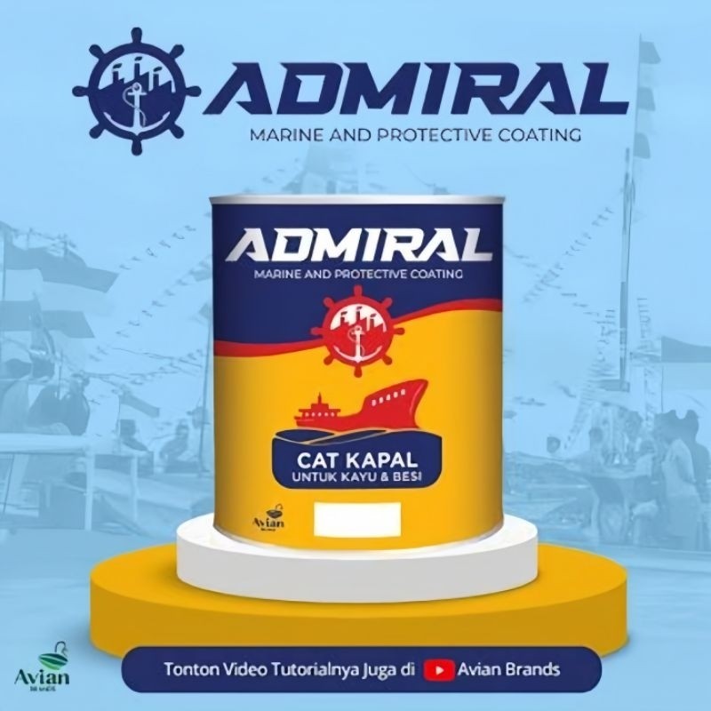 Admiral marine and protektive coating,cat kapal untuk kayu dan besi,fiber,perahu,Admiral 1kg,cat yg 