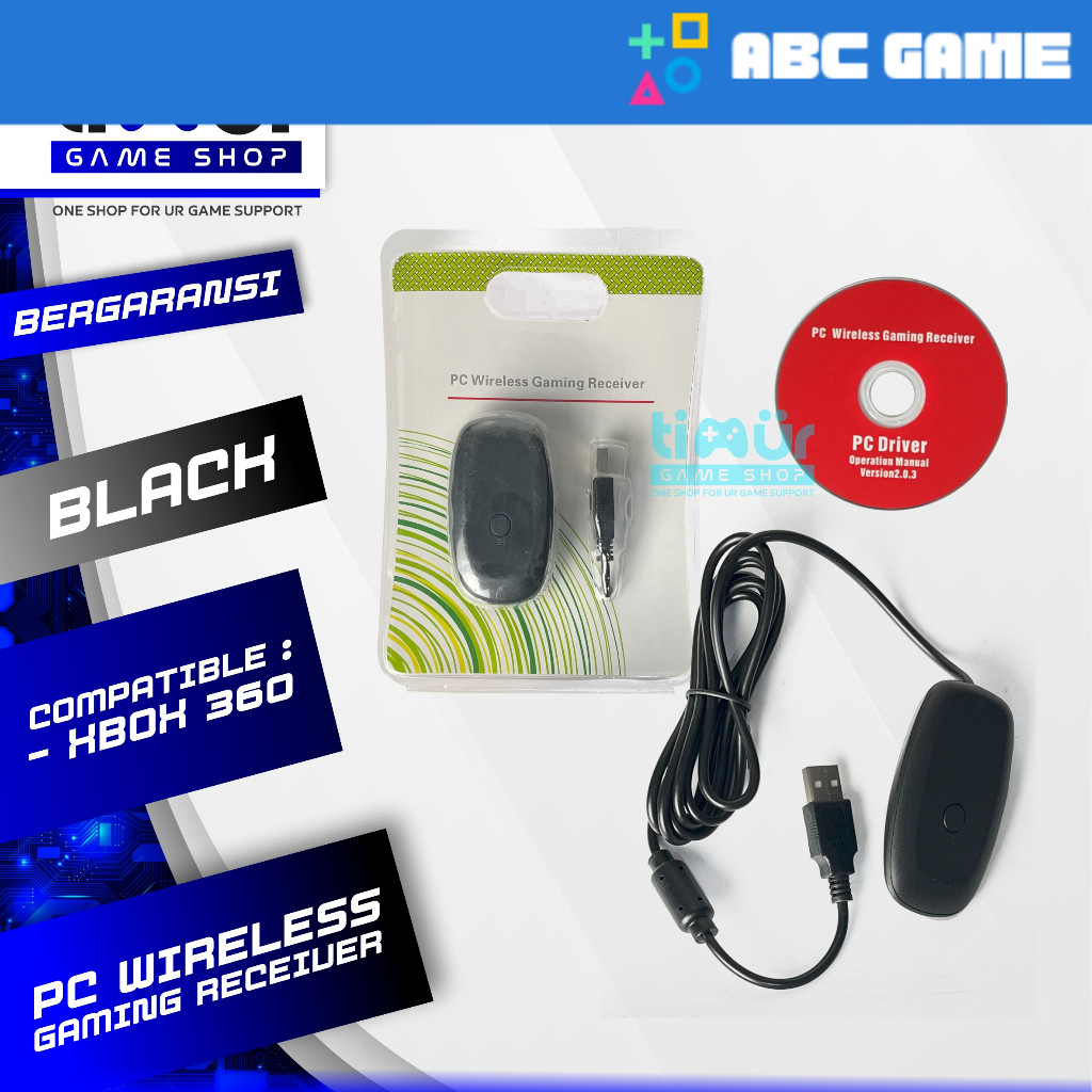 Receiver Stik Stick Xbox 360 Wireless Gaming Dongle For PC Windows