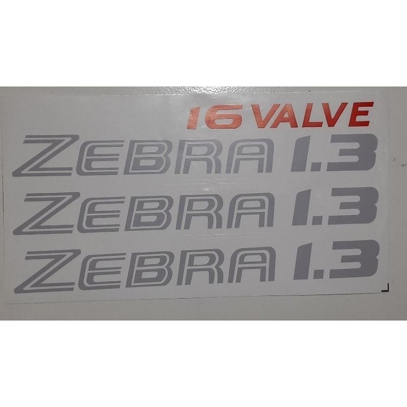 

STIKER TRANSPARANS ZEBRA 16 VALVE