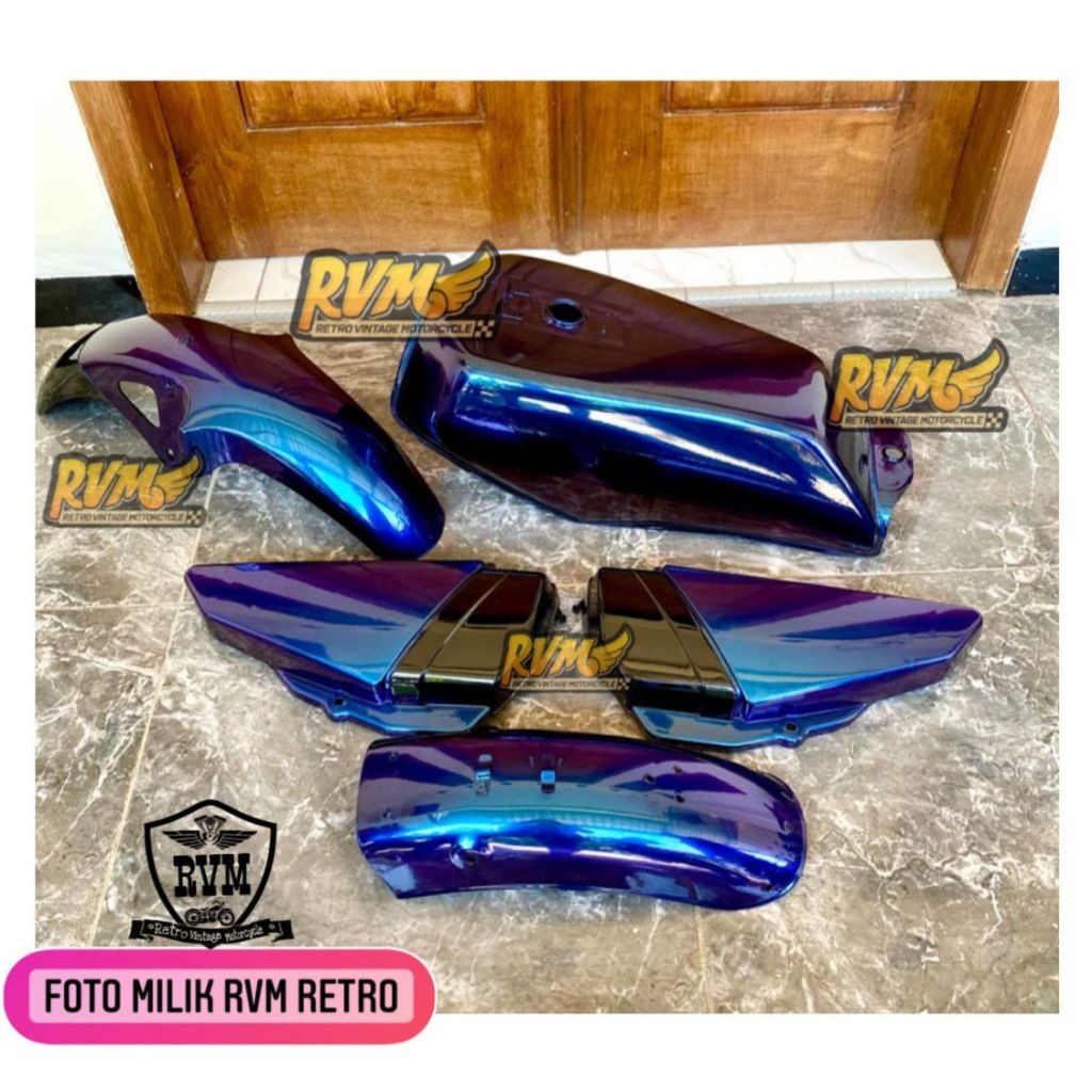 Paket Yamaha Rx King Bunglon Body Set Yamaha Rx King Bunglon Tengk Rx Tangki Rx King Cover Body Rx V