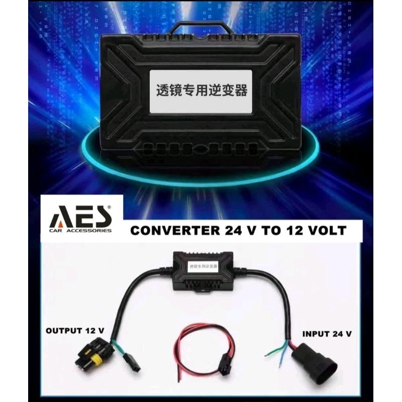 Step Down Converter 24Volt ke 12Volt DC Satuan
