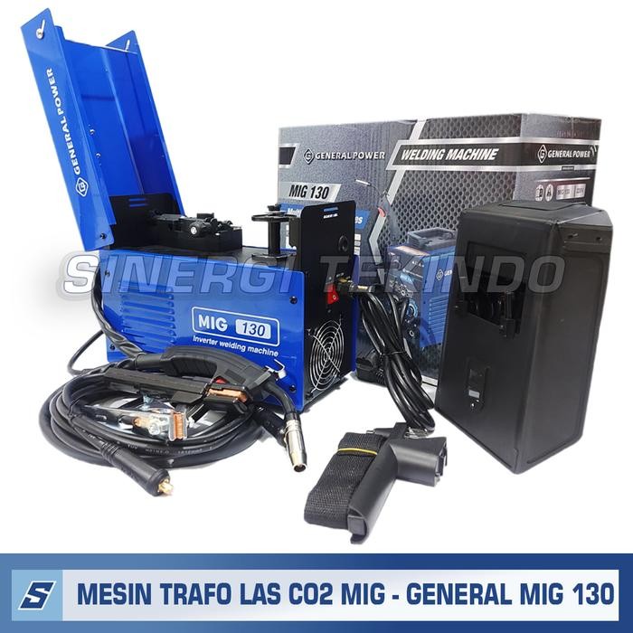 Mesin Las MIG CO2 Trafo Las MIG - GENERAL POWER MIG130 MMA MIG TIG 130