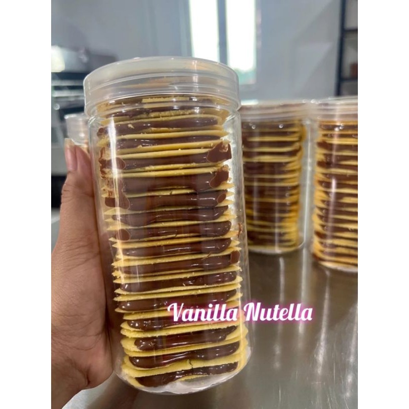 

Ready KUKER LIDAH KUCING NUTELLA/OVOMALTINE/NUTELLA COFFEE/PREMIUM/WISJMAN/Setoples isi 500gr/JaminEnak/Renyah