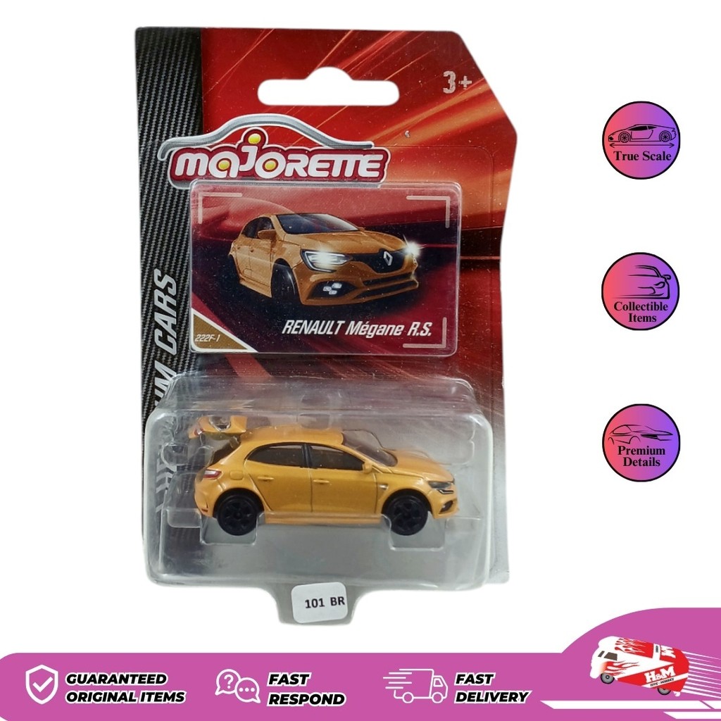 Majorette Premium Cars Megane Renault R.S - 101BR - BR2