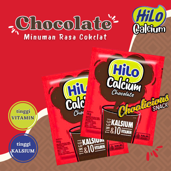 

HiLo Calcium Chocolate 14gr - Minuman Sachet