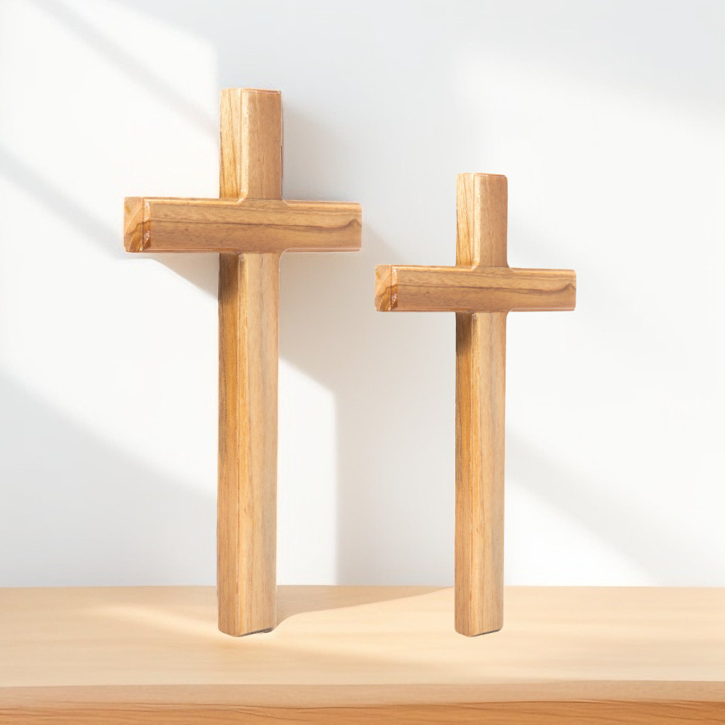 Lukchup_20 Salib Dinding Kristen 20 Cm / Salib Gantung Kristen Protestan / Hiasan Dinding Kristen /