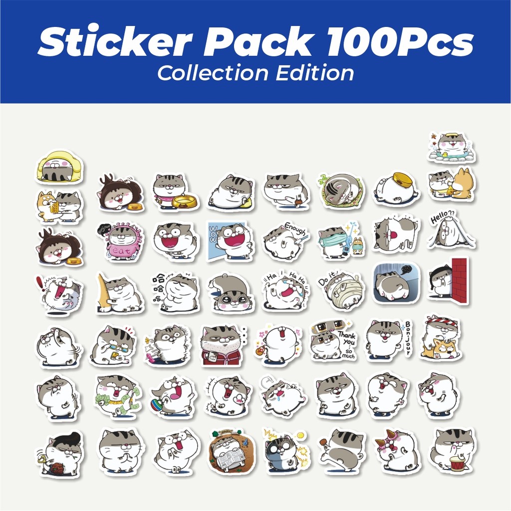 

Hot Stiker Kawaii Kittens Cats Pets [Kucing Peliharaan Lucu] Lucu Anti Air Stikers Berperekat Waterproof Sticker Decal Buat Motor Helm Buku Journal Koper Casing HP Laptop Botol Minum
